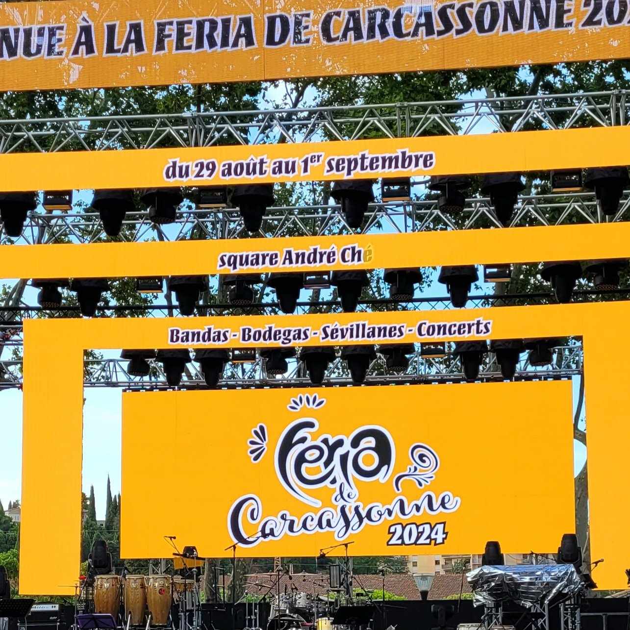 Concert Féria de Carcassone – Aôut 2024